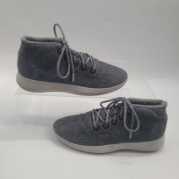 Allbirds Men’s Size 13 WRU Wool Runner Up Mizzle Grey High Top Running Shoes main image 8